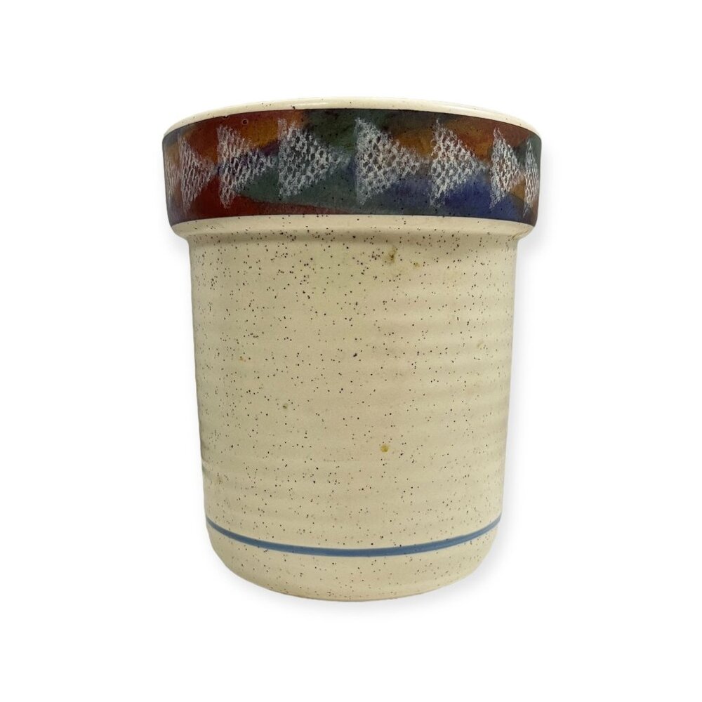 Vintage Horizon Treasure Craft Size 6.25" Stoneware Pottery Jar - Picture 3 of 6
